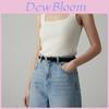 Ladies Leather Vintage Belt With Alloy Buckle For Casual And Office Wear
