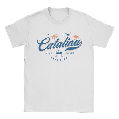 Catalina Wine Mixer T Shirt Men Pure Cotton Leisure TShirt Crew Neck  Tee Shirt Short Sleeve Tops Unique
