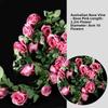 Plastic Silk Artificial Australian Rose Vine 10 Colors 1.8m 54 Heads Hanging Flowers Bud Rattan Wall Decor Rattan