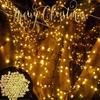 9.5M/12M/22M/32M Outdoors Solar String Light 8 Modes Solar Lamp Waterproof for Gardens Wedding Party Valentines Christmas Tree Decoration