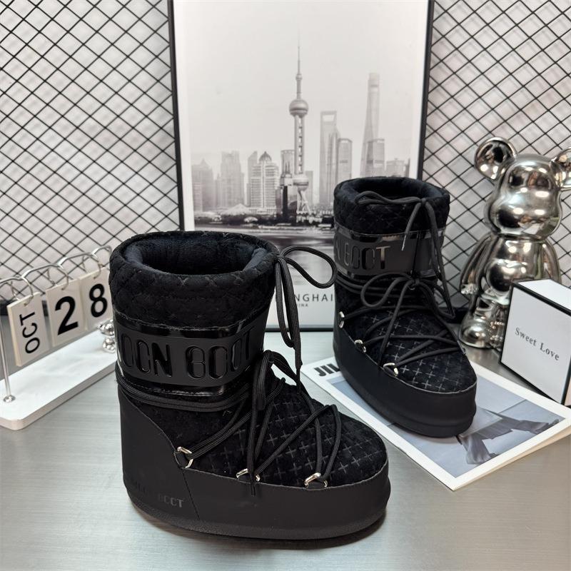 

Mao Mao moon boots, ruffian young inner height increase, non-slip warm thick-soled snow boots for women 40