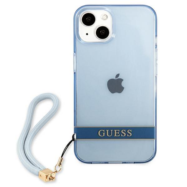 Guess Guhcp13Shtsgsb Iphone 13 Mini 5,4Niebieski/Blue Hardcase Translucent Stap