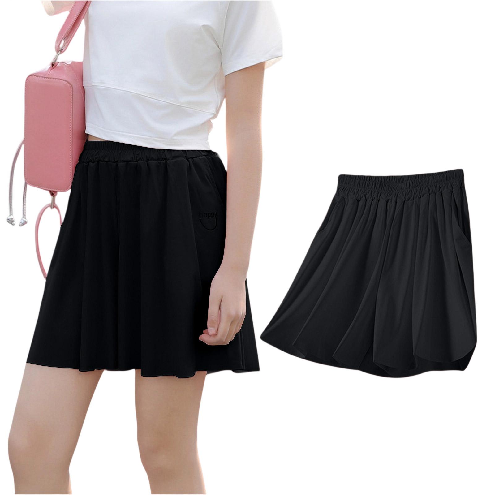 

Girls Ice Silk Shorts - Sporty For Wear 110 чёрный