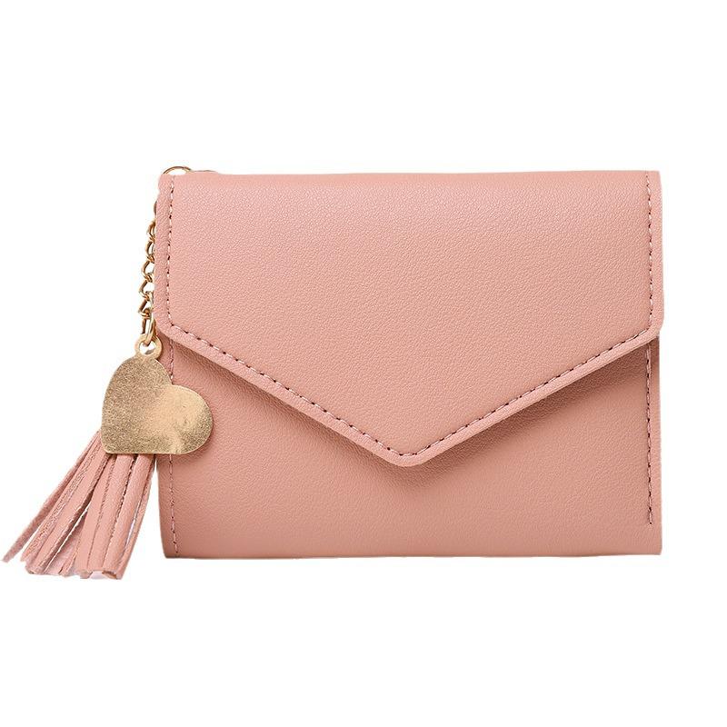 2025 Tassel Coin Purse: Cute, Slim Women's Wallet & Student Card Holder