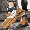BY autumn and winter street fashion rotating buckle men's shoes Martin boots, khaki, beige, white