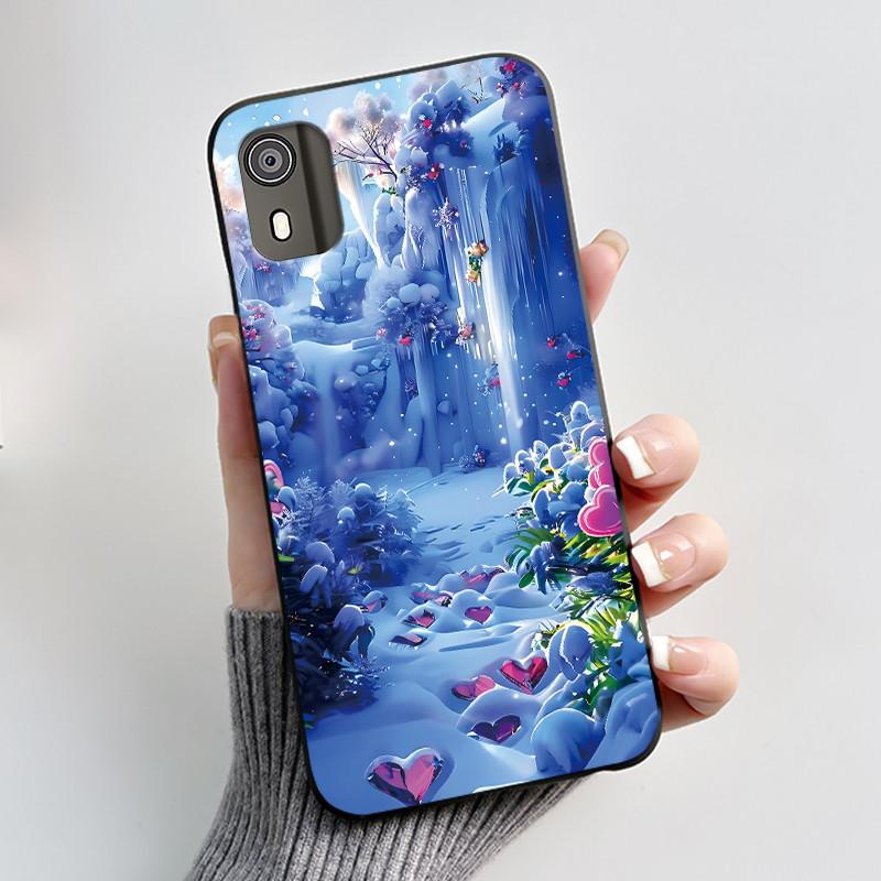 Cute Case For Nokia C02 (TA-1522) / C2 2nd Edition Funda Capa Printing Shell Protective Cover Soft Silicone Cartoon Phone Casing