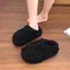 Fashion Autumn Winter 2025 Fashion Women's Shoes Comfortable Plush Velvet Warm Slippers Home Non-slip Lightweight Soft-soled Slippers