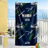 Seahawks Teamgeist Ausrüstung Personalisierbarer Name Strandtuch Superweiche Mikrofaser Schnelltrocknendes Gewebe
