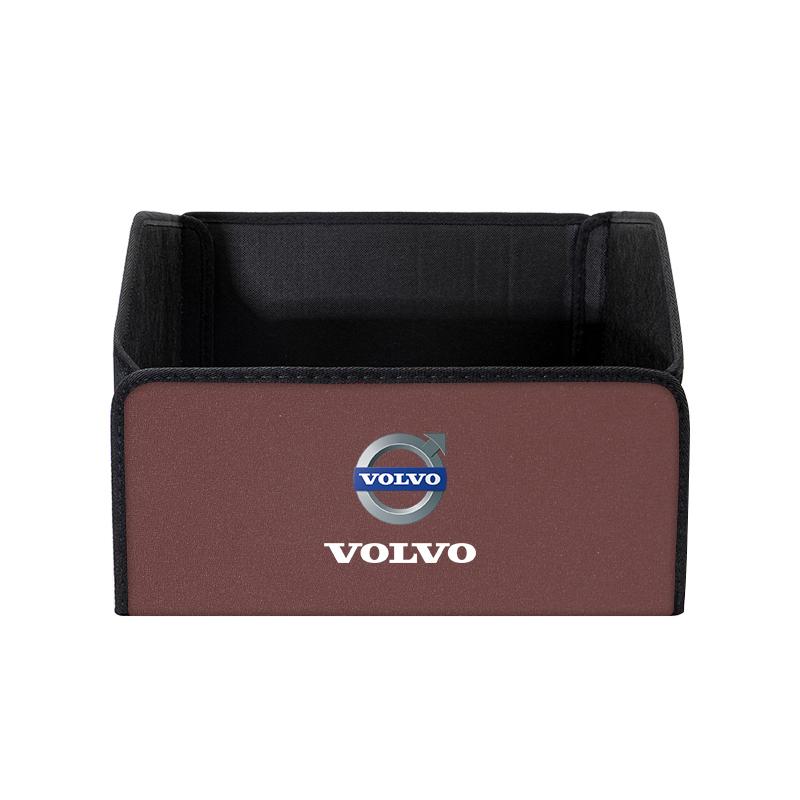 ktnbq3 Folding Car Trunk Organizer Box Auto Tools Storage Bag Stowing Tidying For Volvo XC60 XC90 S60 XC40 V40 V60 C30 V70 S90 T6 V90