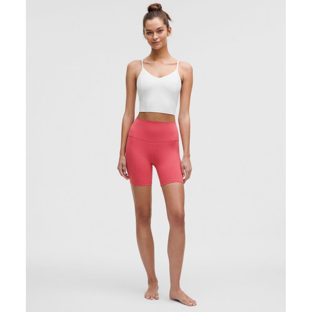 Lululemon Align  High Rise Short 6  Desert Red