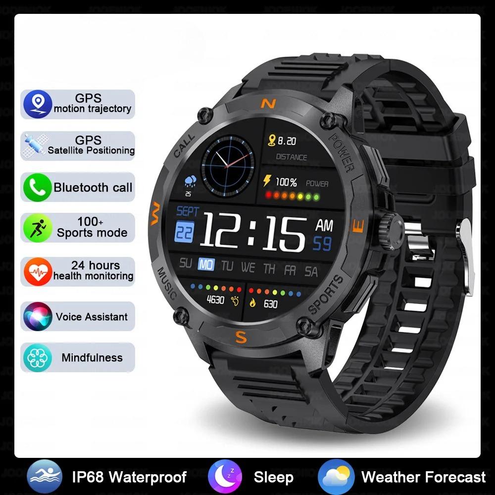 

New GPS Outdoor Sports Smart Watch Men 1.43 inch Screen Built-in Dual-band GNSS Bluetooth Call Smartwatch Women GPS Fitness Tracker