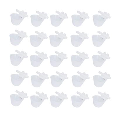 25PCS Chicken Water Bowl Hanging Drinking Bowl Automatic Poultry Drinking Cup Farming Supplies