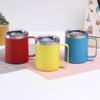 304 Stainless Steel Mug Double Vacuum Handle Coffee Cup Mini Car Portable Insulated Cup