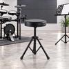 Adjustable Drum Stool Supportive with Padded Seat Stable for Drummers, Artists, Drumming