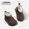 Botas de Neve Versáteis de Inverno 2025 para Crianças, com Veludo Extra, Solado Macio e Antiderrapante
