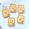 10pcs New Resin Cute Mini Bread Flat Back Cabochon Scrapbook Kawaii DIY Embellishments Accessories