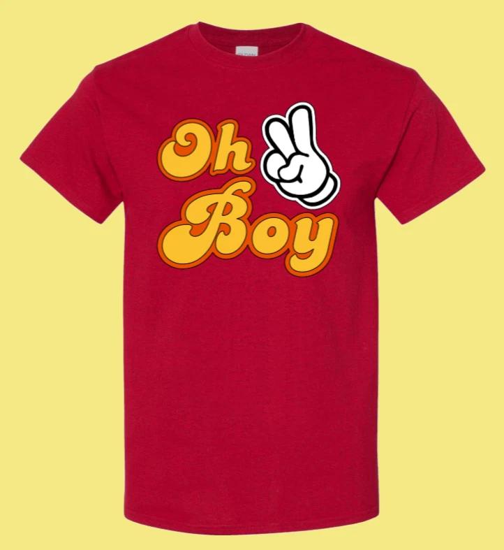 Disney World Mickey Mouse Oh Boy T-Shirt custom unisex men women vintage shirt 2XL