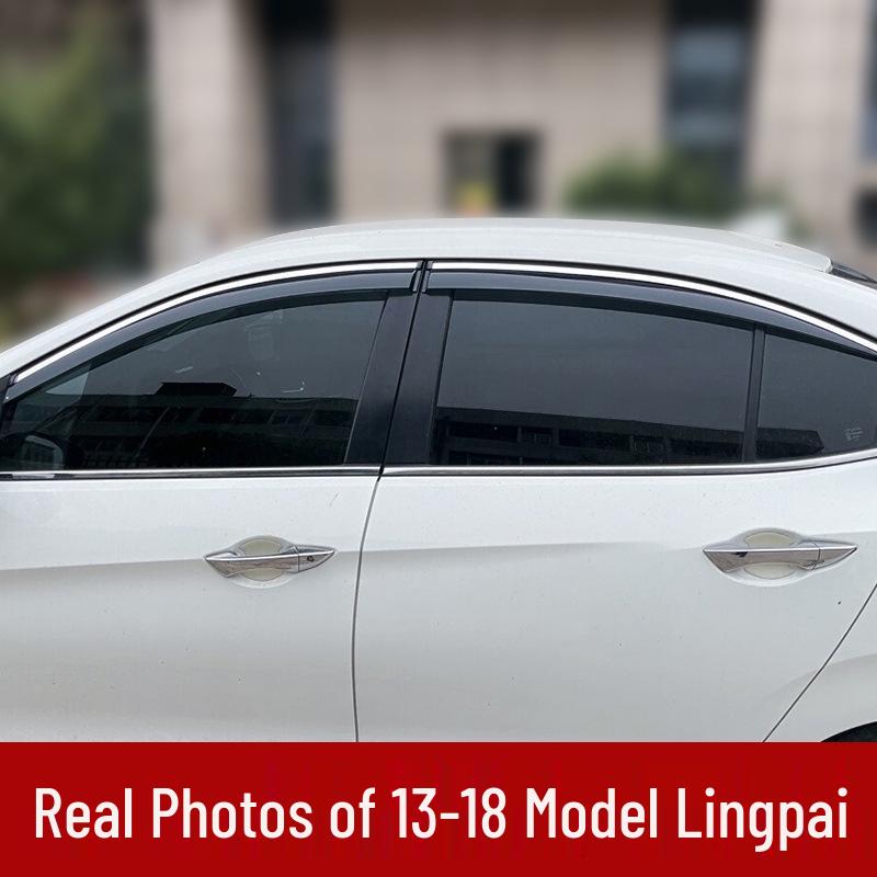 Honda Tenth Gen Accord, Civic, Lingpai, and Fengfan Car Window Rain Visor - Sun and Rain Guard for CR-V, XRV