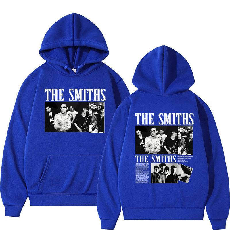 The Smiths The Queen Is Dead Print Hoodie Morrissey Marr Punk Rock Band Vintage Harajuku Men Women Oversized Long Sleeve