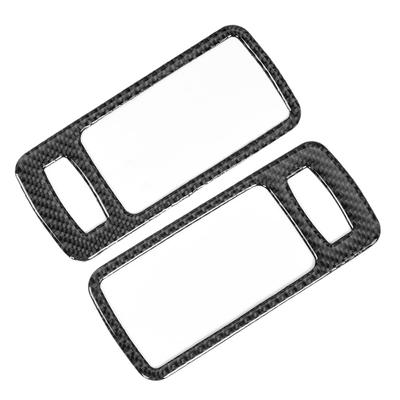 2Pcs Carbon Fiber Interior Door Handle Trims Frame Covers Fit for Ford Mustang 2009 2013