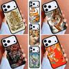Japanese Tiger Phone Case for iPhone 16e 15 14 13 12 17 Pro Max Plus Air 17pro Cover Coque