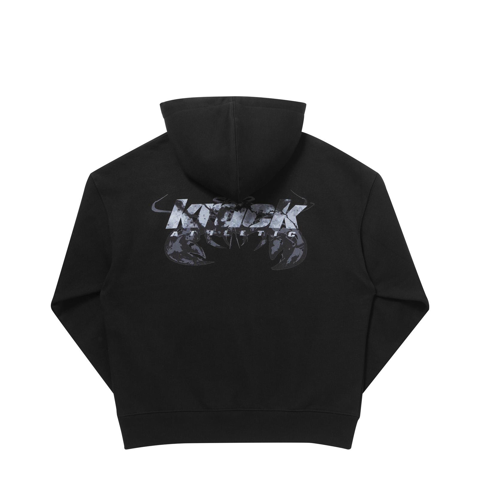 Худи с логотипом Crack Athletic Bw Черное Black/L