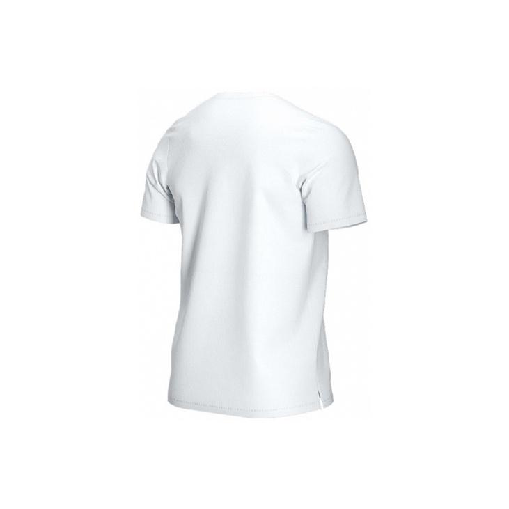 Nike Trening Biegowy Szybkoschnący Sportowy T-Shirt z Krótkim Rękawem i Okrągłym Dekoltem Męski Top Biały DB4230-100