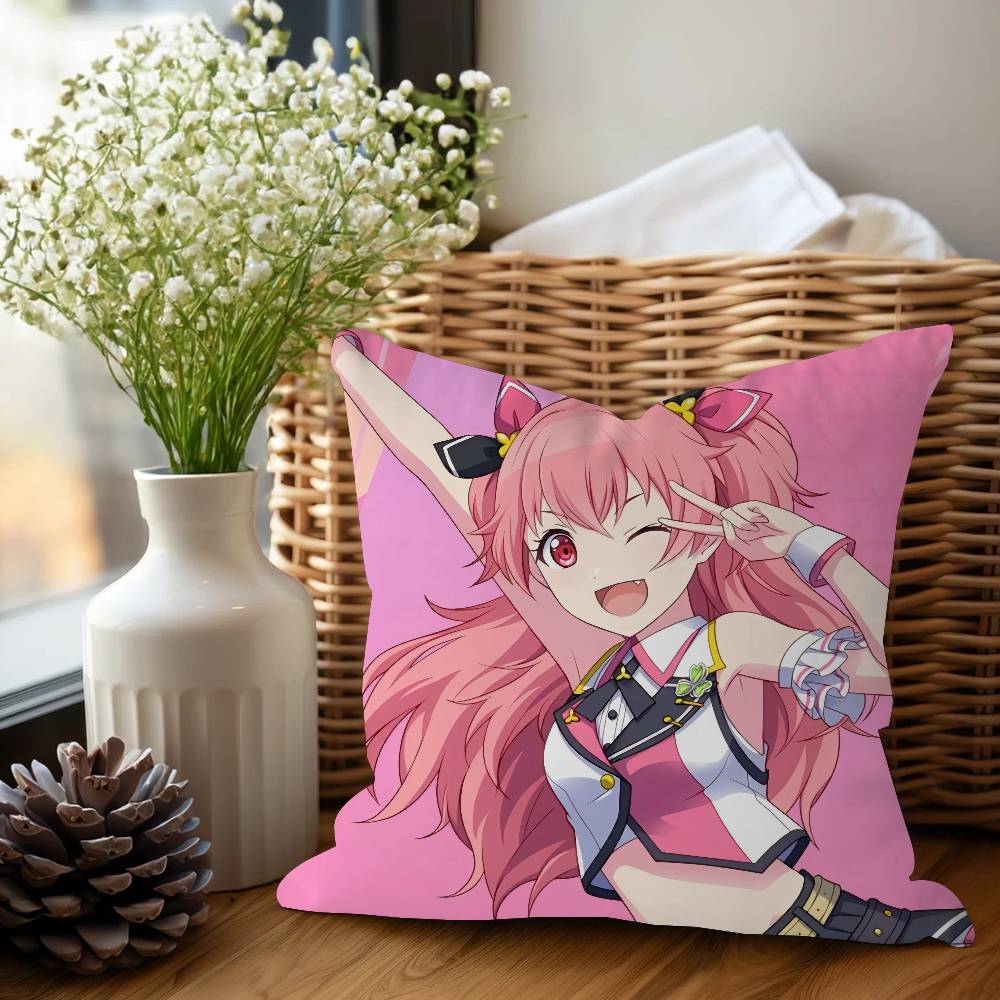 Anime Airi Momoi Pillow Cushion Cover Pillowcase Living Room Sofa Home Decor Customized