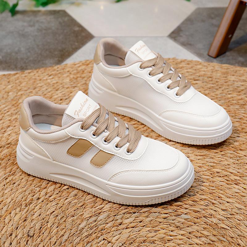 

Новые летние дышащие белые туфли для женщин, повседневные туфли с низким берцем, туфли на платформе, женские туфли на платформе 40