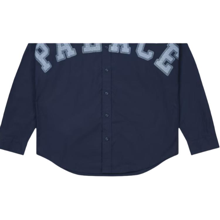 Palace Archy Shirt Navy Unisex Tops Blue P29SHT008