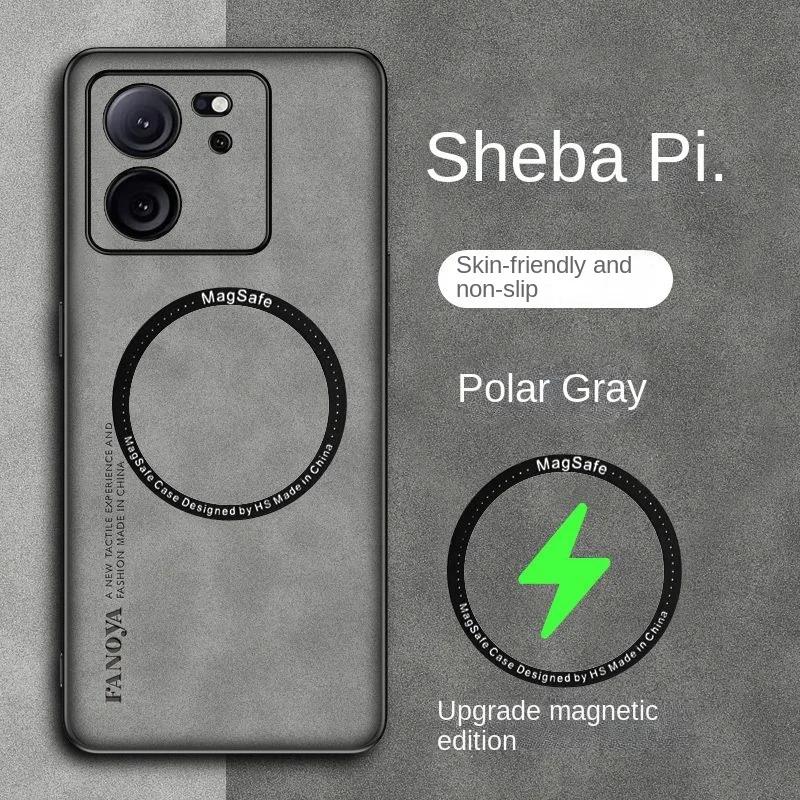 

Для Motorola Moto Edge 40 Neo 30 Чохол з м’якої поліуретанової шкіри з магнітною захисною задньою кришкою Чохли для телефону Moto Edge40 Edge30 Moto Edge 40 NEO сірий колір