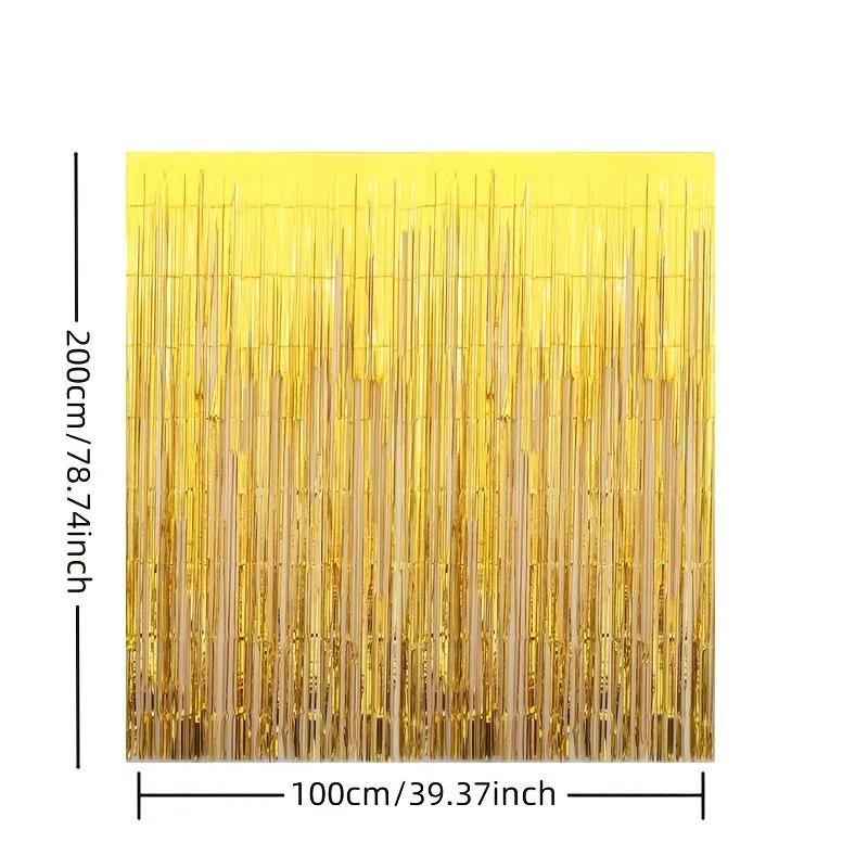 Rain Silk Birthday Party, Wedding Decoration Background Wall Rain Silk Streamer Tassel  Rain Silk Door Background Decoration