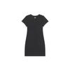 New MLB New York Yankees Basic Collection SS25 Short Sleeved Dress Women's Black 3FOPB0453-50BKS