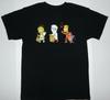 The Simpsons TV Show Pink Donut Eating Homer T-Shirt New