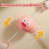 2Pcs Luminous Whistle Ball Children'S Rotating Flash Flywheel Puzzle Pulling Rope Childhood Creative Stress Relief Work Out Toy