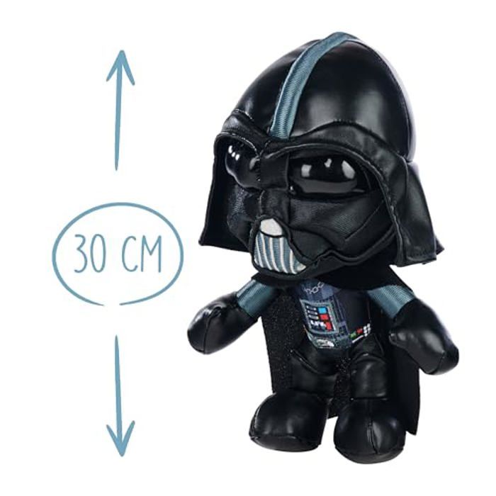Figurine en Peluche - Lucasfilm - Dark Vador - 25 cm - Star Wars - Cadeau pour Fan