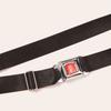 Press Safety Buckle Nylon High-strength Webbing for Women's Casual Outdoor Belt