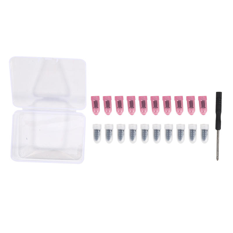 10pcs Car Tire Screw Nail Repair Tool Kit Rubber Vacuum Tire Nail Tire Plug Repair Kit Iron Plastic Black Essential Garage Tools