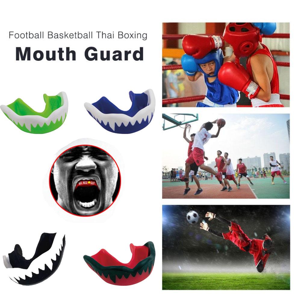 Muay Thai Boxing Mouth Mouthguard Teeth Protector Bucal MMA Football Basketball Sports Rugby Protective Guard Protect Protection