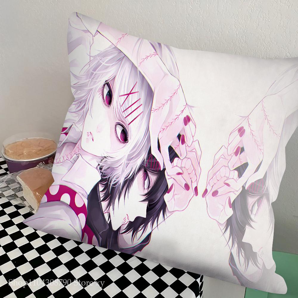Anime JUUZOU SUZUYA Tokyo Pillow Case Square Pillow Bedroom Sofa Leisure Comfort Cushion Car Living Room Home Decoration