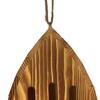 Casa de Mariposas de Madera para Exterior Hábitat de Jardín y Comedero en Forma de Gota