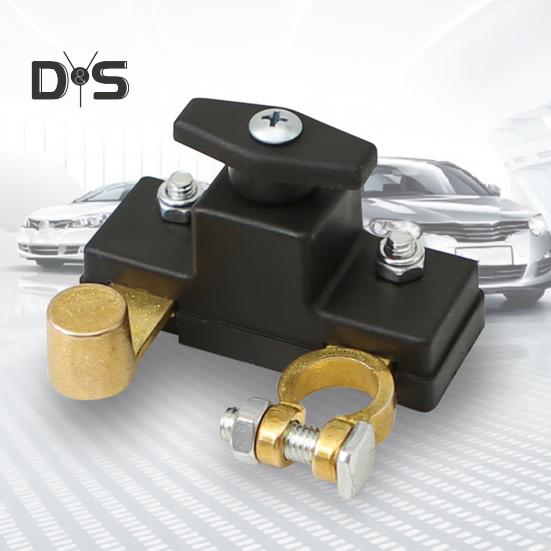 Battery Disconnect Switch for Car Truck Boat Battery Power-off Isolator Cut Off Switch 12V 24V Universal Terminal Anti-Leakage Protection Heavy Duty