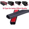 5m Self-Adhesive Rubber Sound Insulation Anti-Dust Weatherstrip Sealants Seal Strip Anti-collision