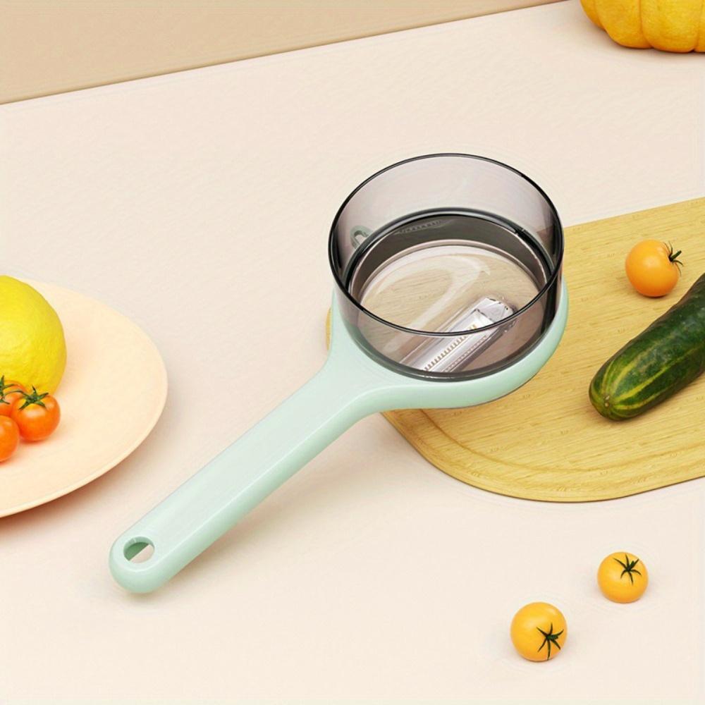 1Pc Creative Peeler, Splash Proof Fruit and Vegetable Peeler, Melon and Fruit Peeler, Fruit Peeler, and Fruit Peeler светло-зеленый