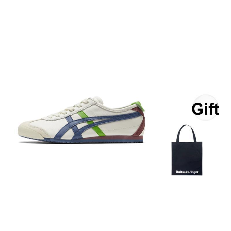Onitsuka Tiger Mexico 66 Cream Mako Blue Unisex Sneakers 1183A201-115