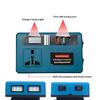 1Pcs Led Mini Intelligent Inverter Power Converter Portable 120W 21V Lithium Battery Inverter With 3 Usb Ports