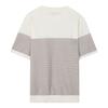 SIEG Color Block Waffle Round Half Pullover (Piucd8032)