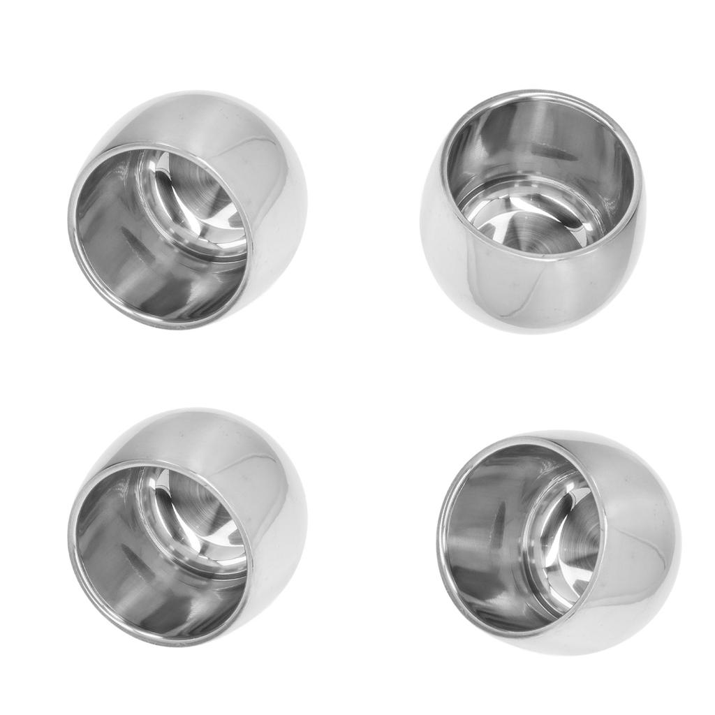 4Pcs Coffee Mug 150ml Double Layer Insulated Cups for Outdoor Camping Travel Hiking Beach Picnic