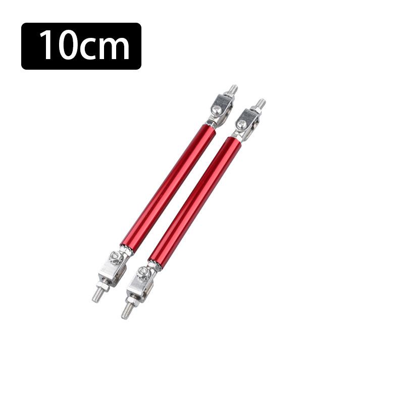 2x Univerzální Závodní Nastavitelná Přední Zadní Lišta Nárazníku Rozdělovač Podpěrná Tyč Sada Závodní 75mm/100mm/150mm/200mm Styling Auta Tunning