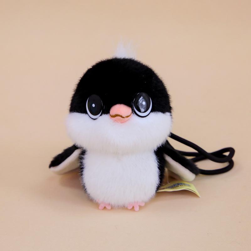 Simulation Meise Plüschtier Anhänger Schlüsselanhänger Puppe Aktivitätsgeschenk Vogelpuppe Rucksackanhänger